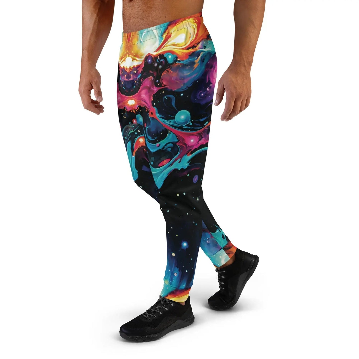 Men's Comfortable Joggers - Astral Tempest - by Jelly Kvlt