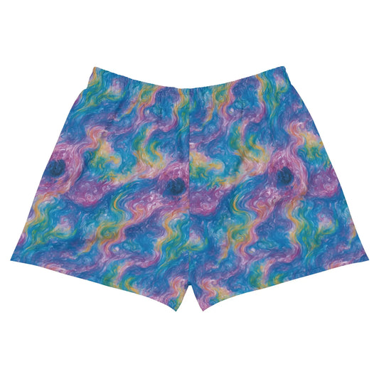 Unisex Athletic Shorts - Quantum Drift - by Jelly Kvlt