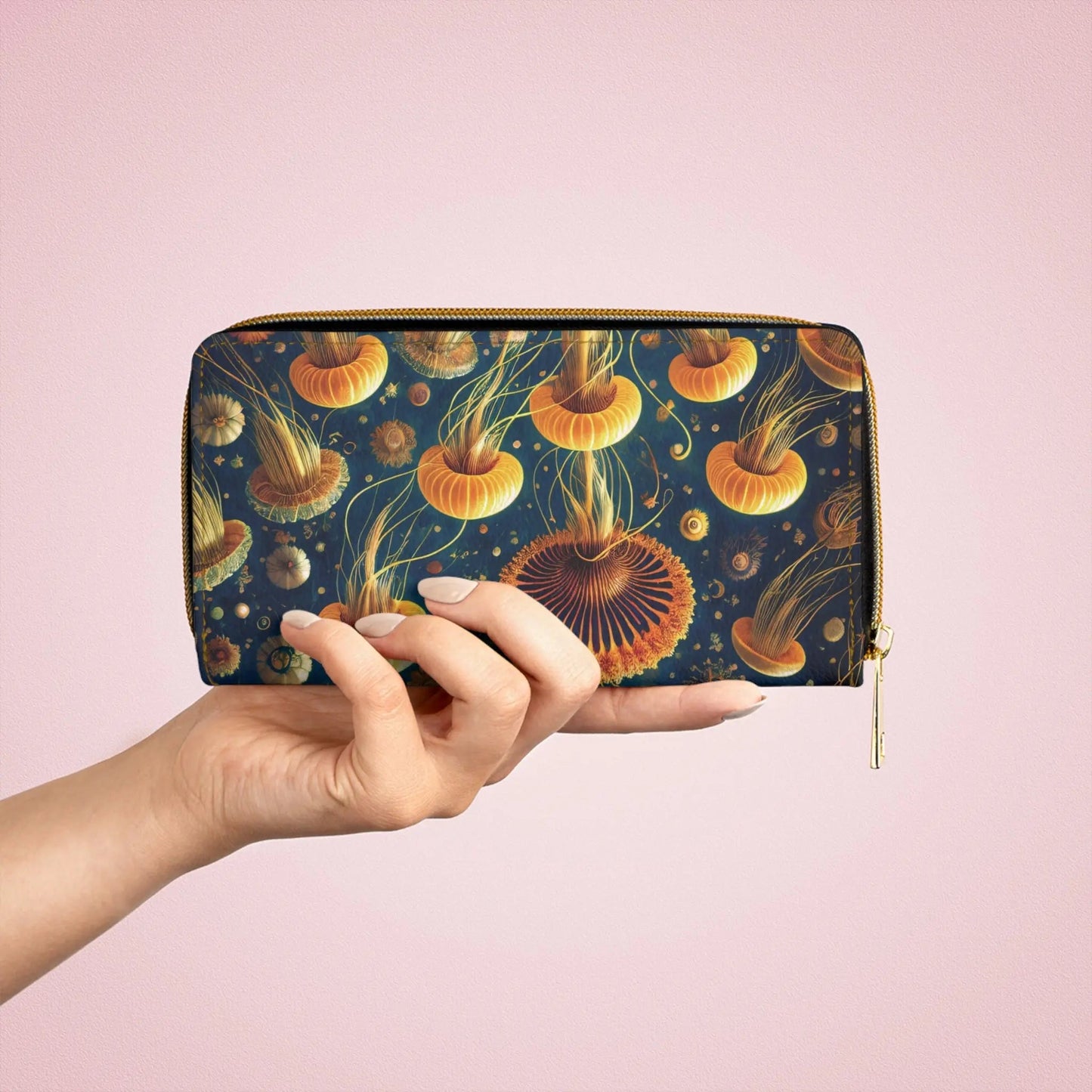 Zipper Wallet - Eldritch Ballet - by Jelly Kvlt