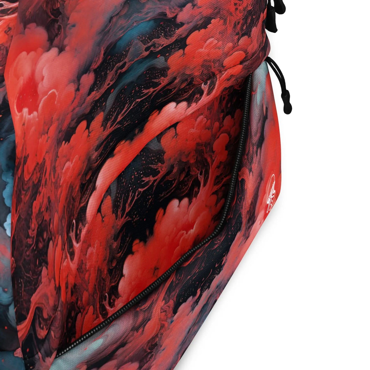 Backpack - Ethereal Crimson Flow - Dark - by Jelly Kvlt