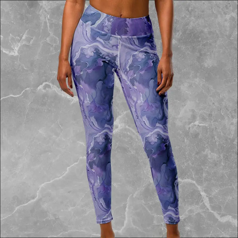 Jelly Kvlt women’s high-waisted leggings with a colorful cosmic print