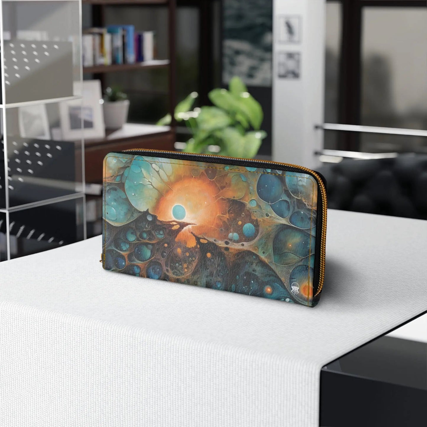 Zipper Wallet - Chthonic Echoes - by Jelly Kvlt