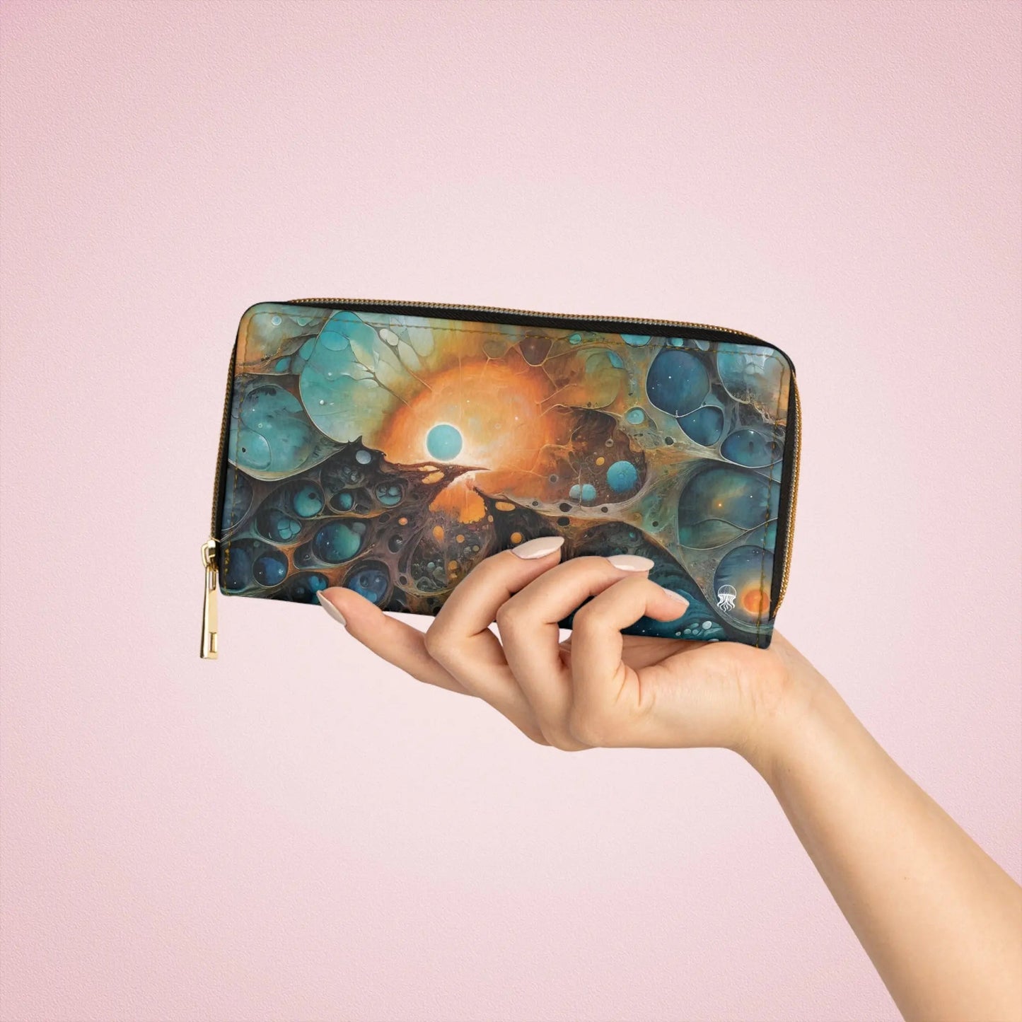 Zipper Wallet - Chthonic Echoes - by Jelly Kvlt