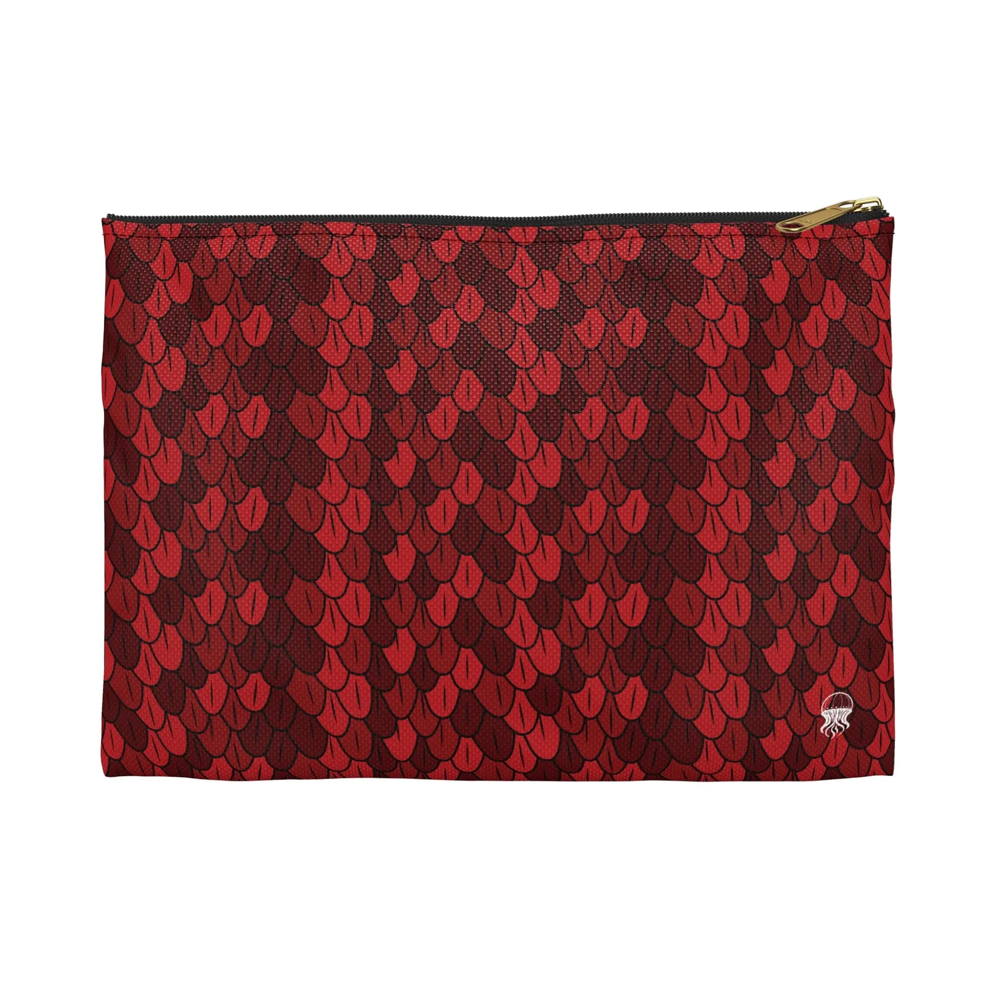 Accessory Pouch - Carmine Wyrm - by Jelly Kvlt