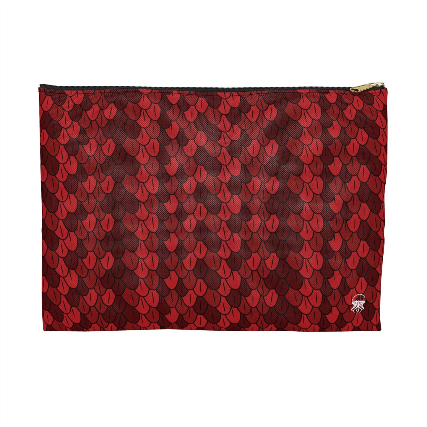 Accessory Pouch - Carmine Wyrm - by Jelly Kvlt
