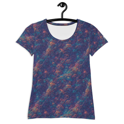 Athletic T-shirt - Galactic Tangle - by Jelly Kvlt