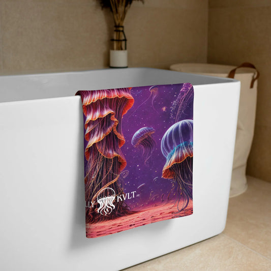 Beach Towel - Arcane Medusa - by Jelly Kvlt