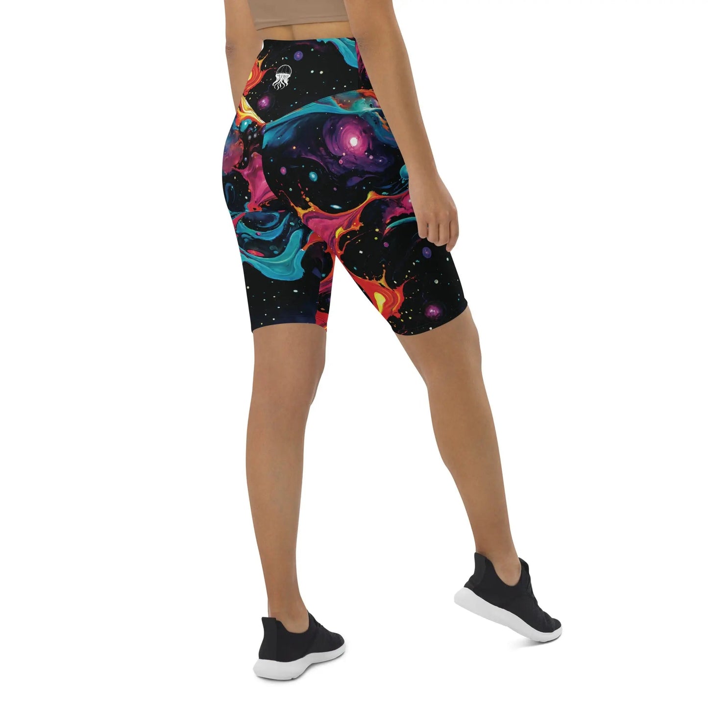 Biker Shorts - Astral Tempest - by Jelly Kvlt