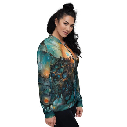 Bomber Jacket Chthonic Echoes | Cosmic Depths & Comfort