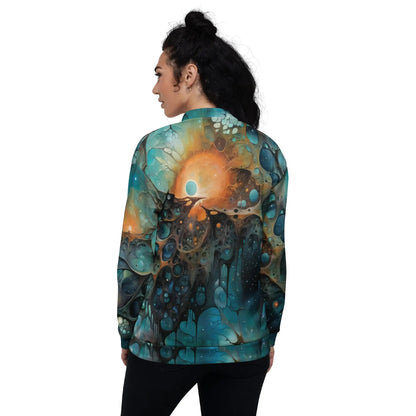 Bomber Jacket Chthonic Echoes | Cosmic Depths & Comfort