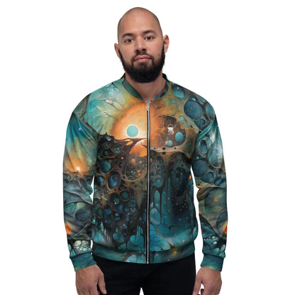 Bomber Jacket Chthonic Echoes | Cosmic Depths & Comfort