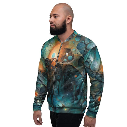 Bomber Jacket Chthonic Echoes | Cosmic Depths & Comfort