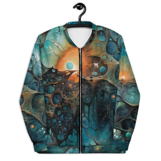 Bomber Jacket Chthonic Echoes | Cosmic Depths & Comfort