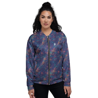 Bomber Jacket Galactic Tangle | Celestial Energy & Comfort