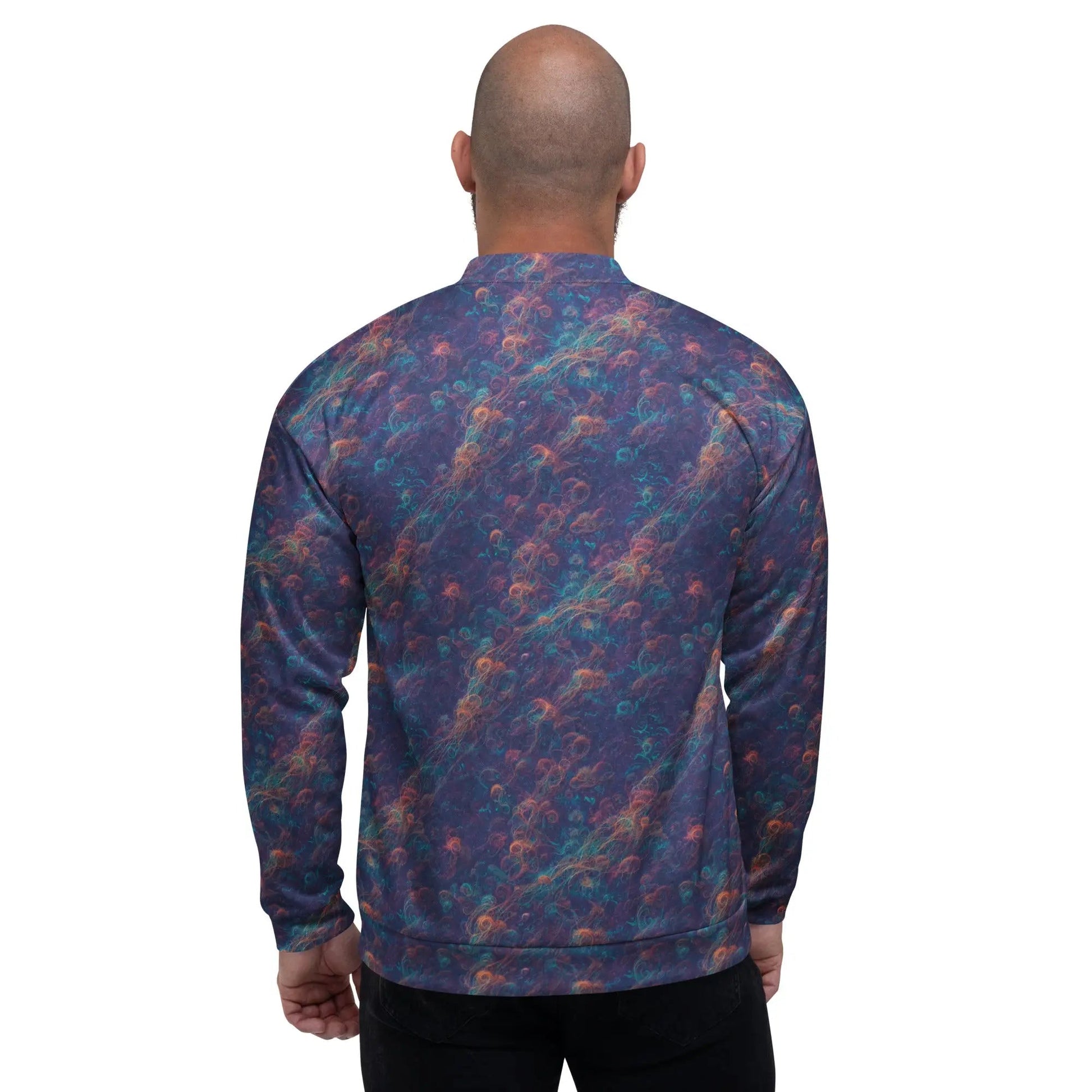 Bomber Jacket Galactic Tangle | Celestial Energy & Comfort
