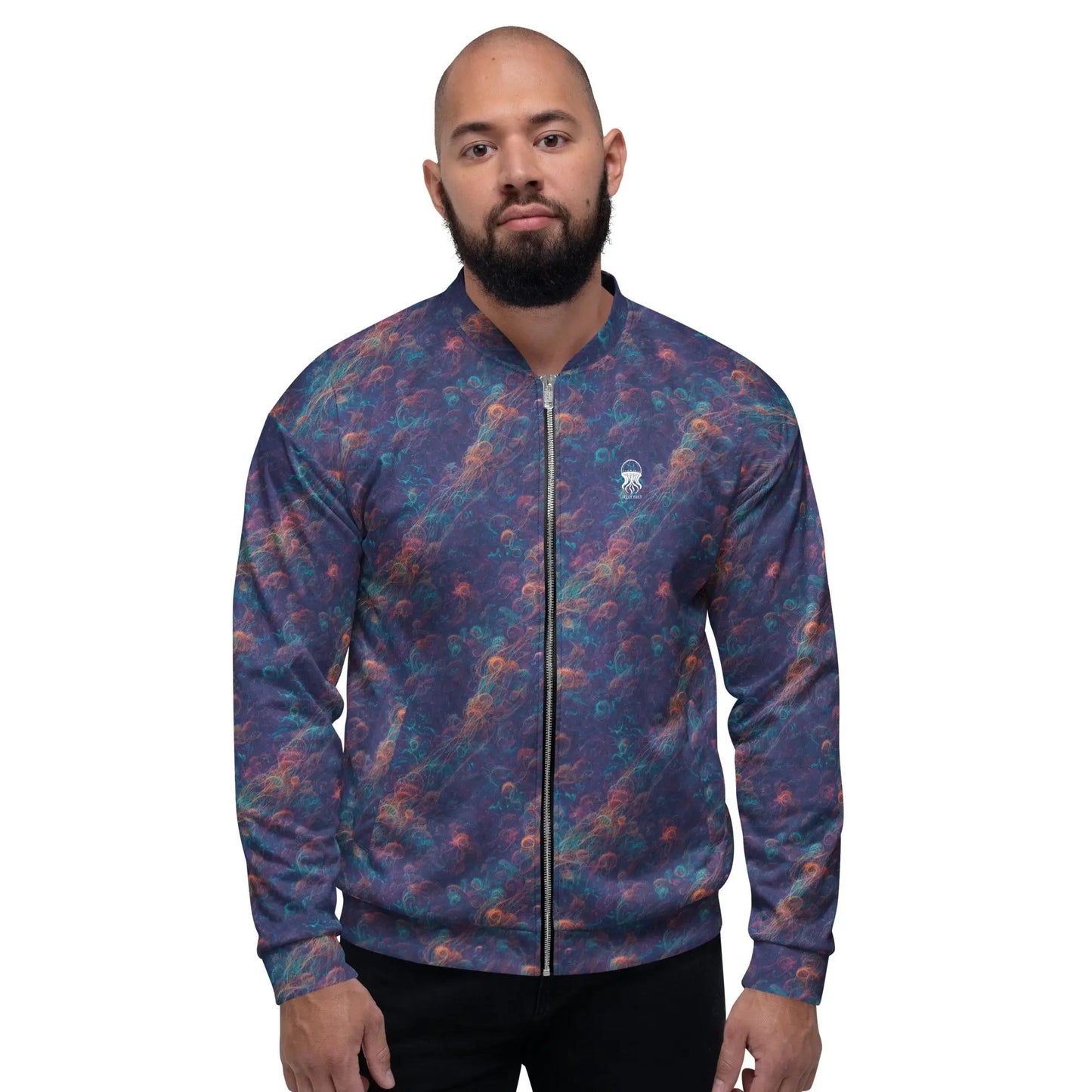 Bomber Jacket Galactic Tangle | Celestial Energy & Comfort