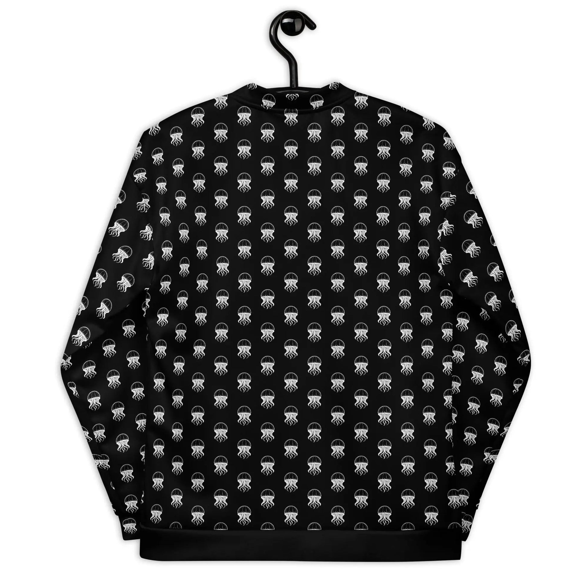 Bomber Jacket Jellyfish Invaders | Retro Arcade & Cosmic Edge