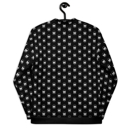 Bomber Jacket Jellyfish Invaders | Retro Arcade & Cosmic Edge