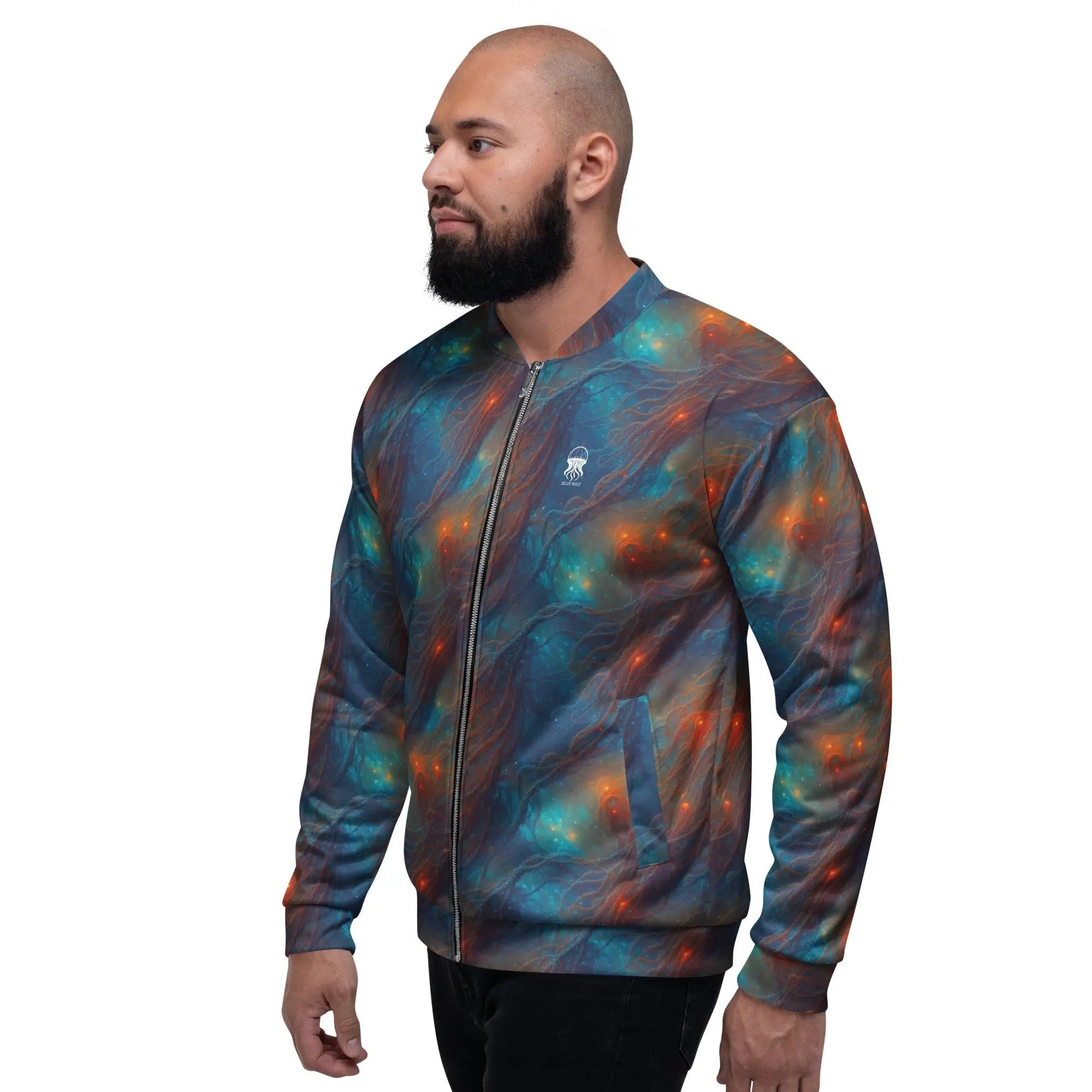 Bomber Jacket Nebular Nexus | Cosmic Mystery & Comfort