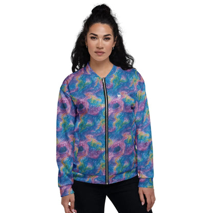 Bomber Jacket Quantum Drift | Celestial Flow & Comfort