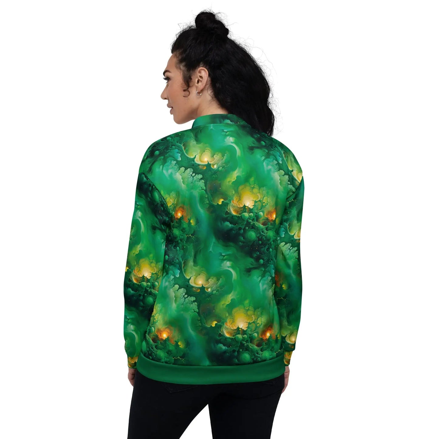 Bomber Jacket Viridian Shroud | Galactic Storm & Comfort