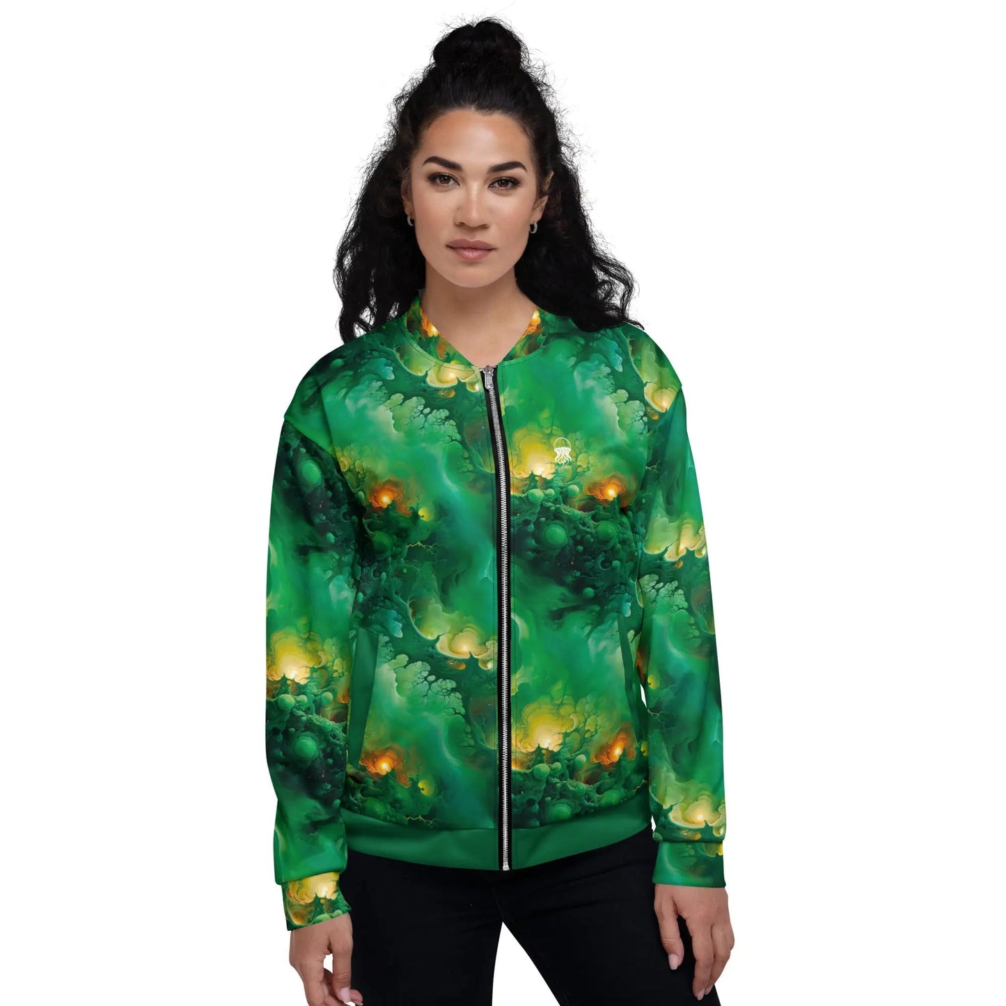 Bomber Jacket Viridian Shroud | Galactic Storm & Comfort