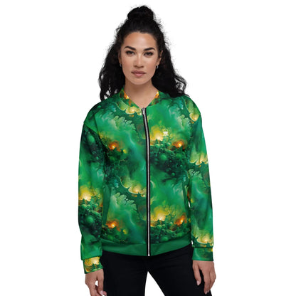 Bomber Jacket Viridian Shroud | Galactic Storm & Comfort