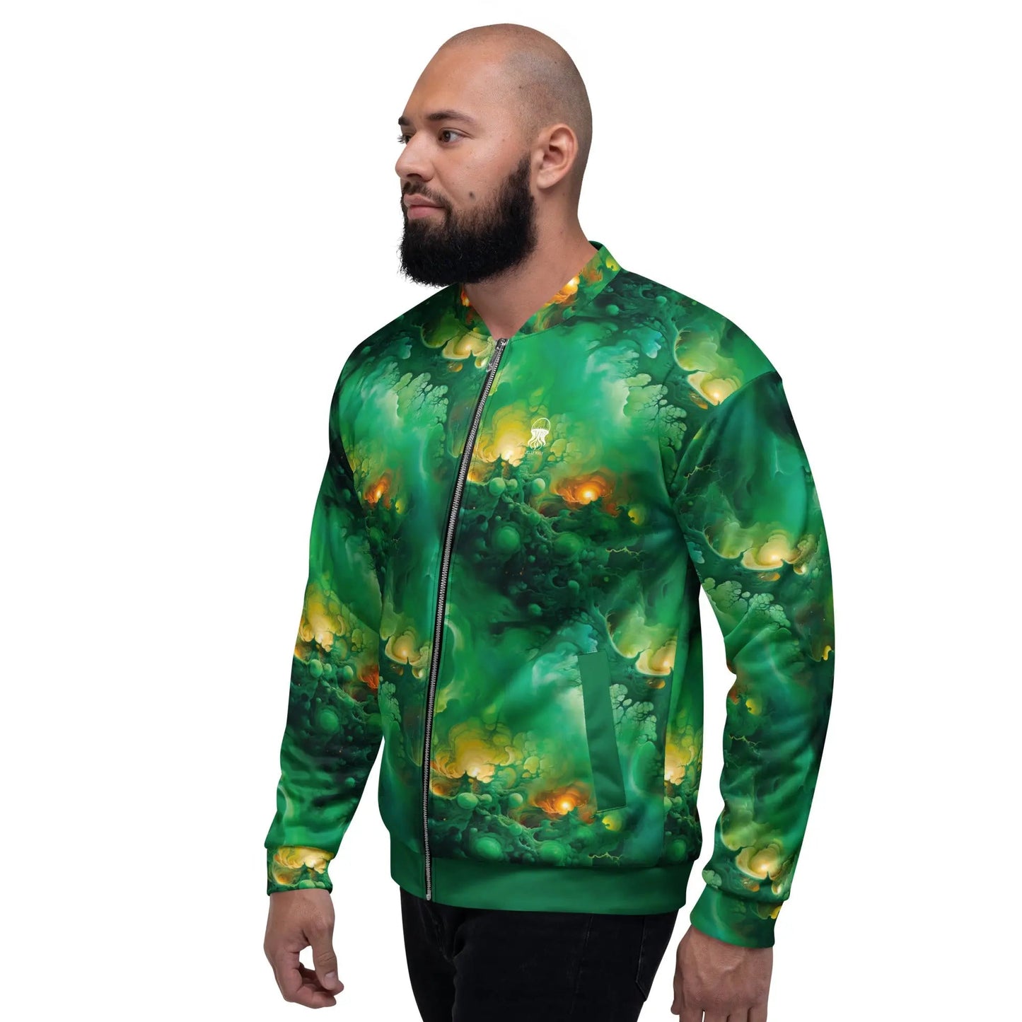 Bomber Jacket Viridian Shroud | Galactic Storm & Comfort