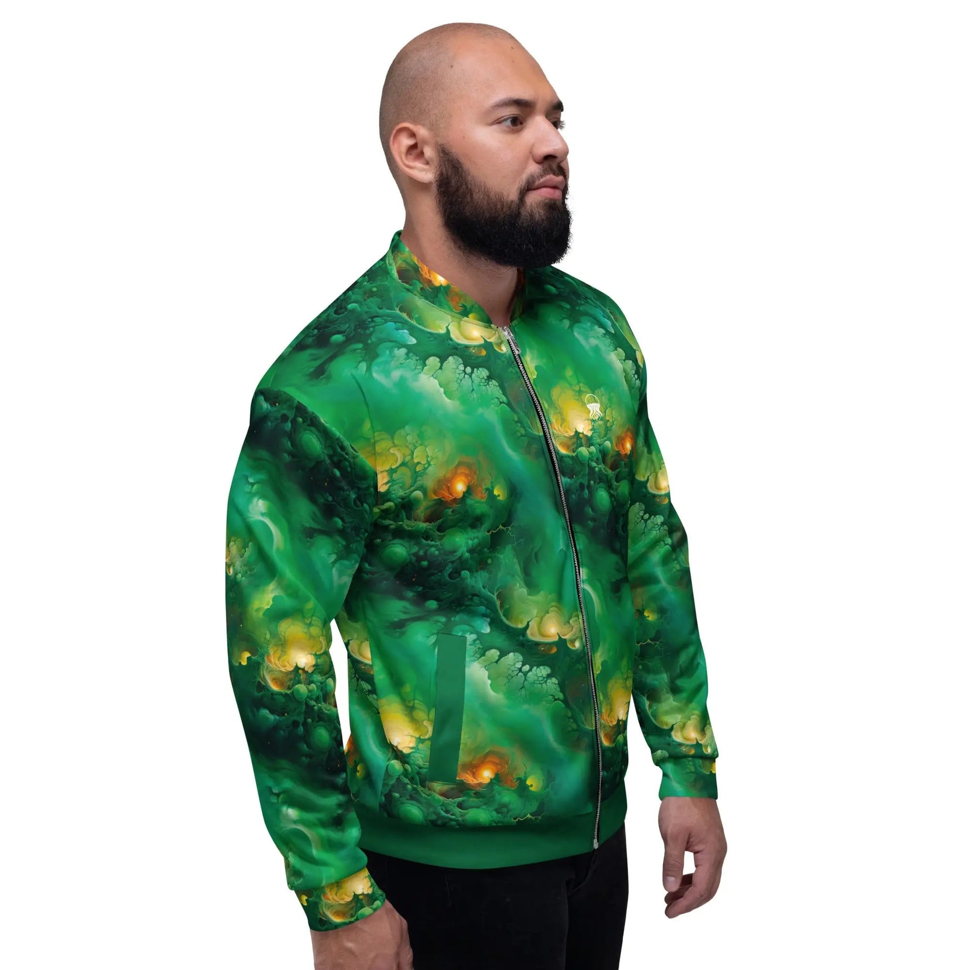 Bomber Jacket Viridian Shroud | Galactic Storm & Comfort