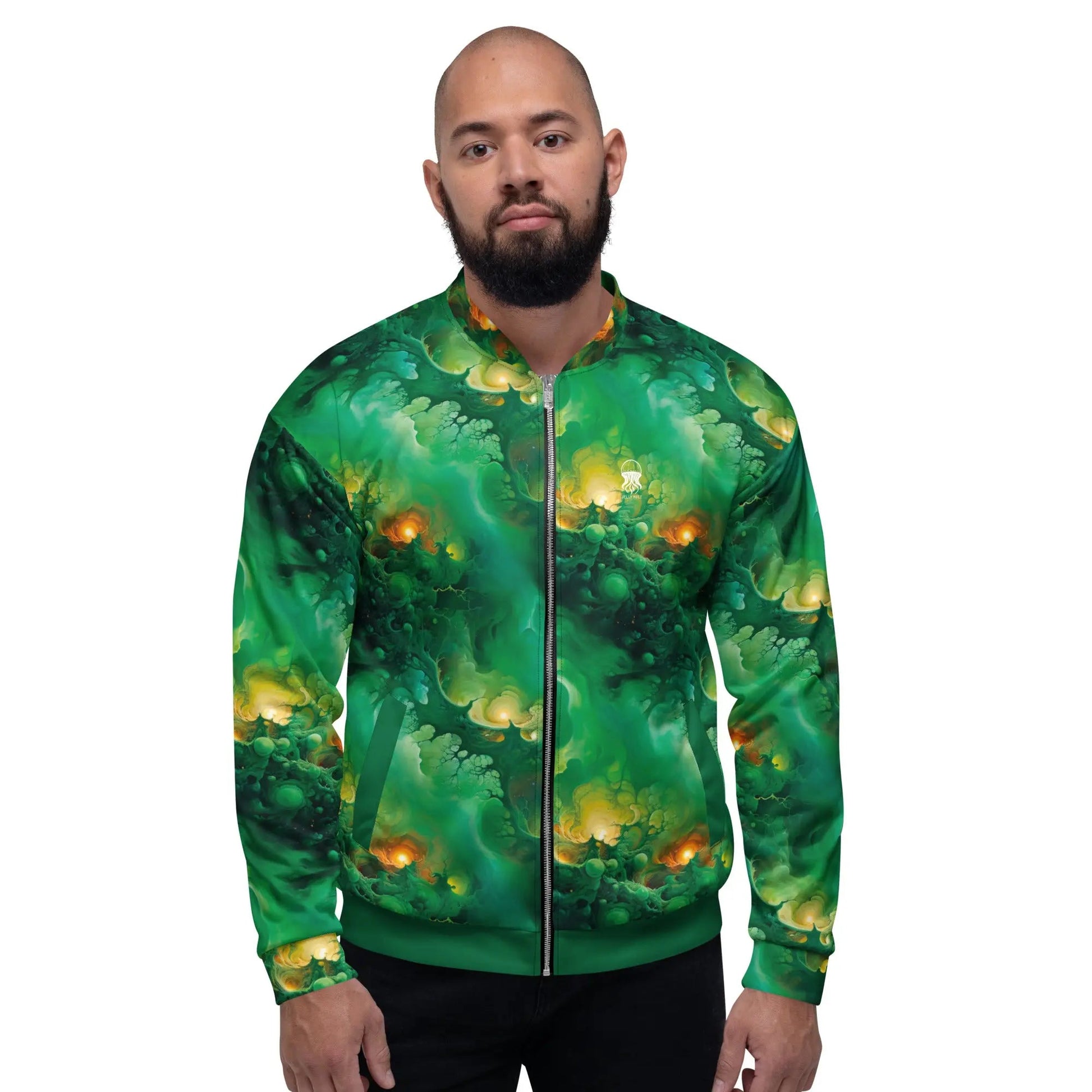 Bomber Jacket Viridian Shroud | Galactic Storm & Comfort