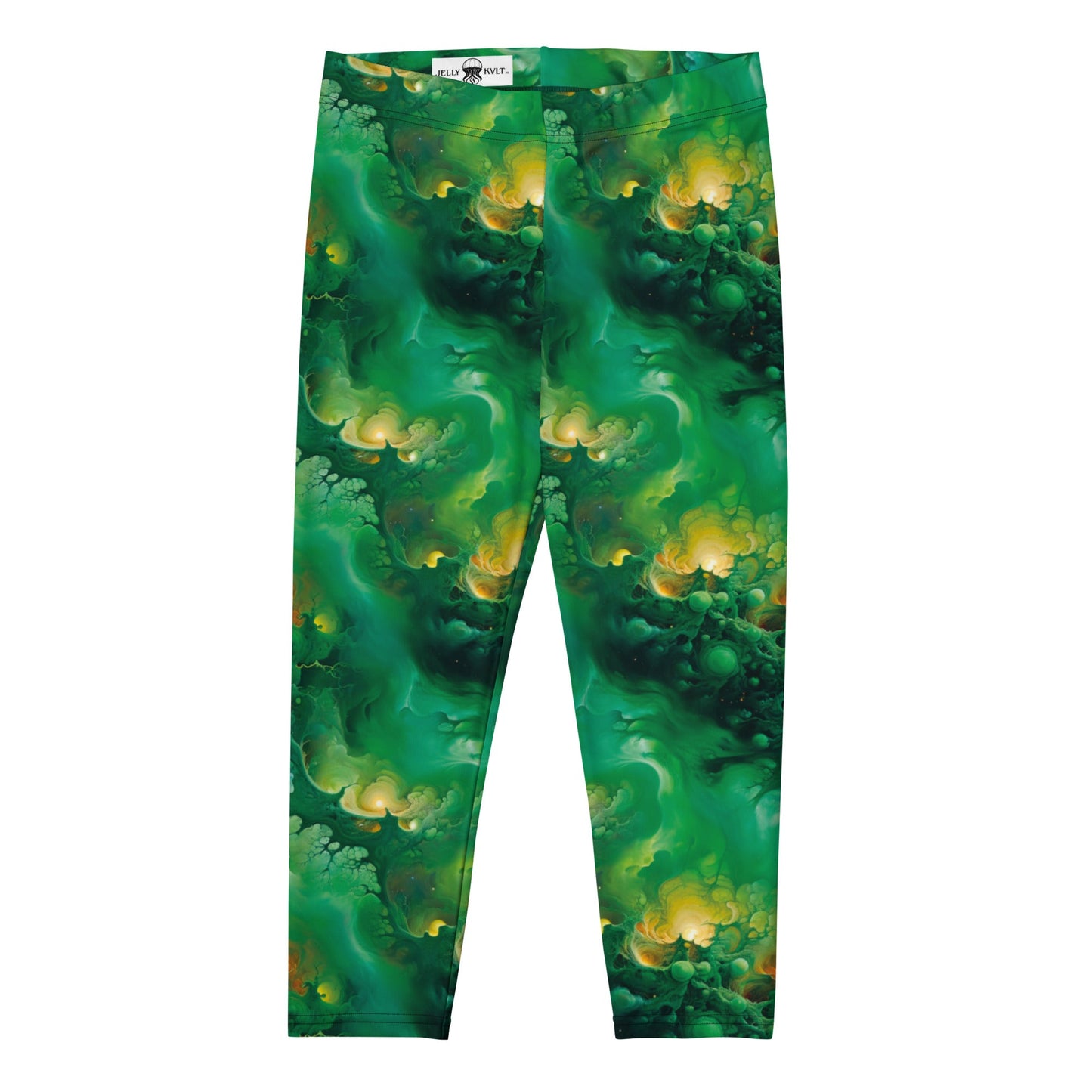 Capri Leggings - Viridian Shroud - by Jelly Kvlt