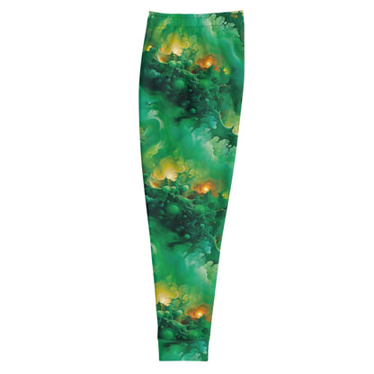 Men's Comfortable Joggers - Viridian Shroud Jelly Kvlt