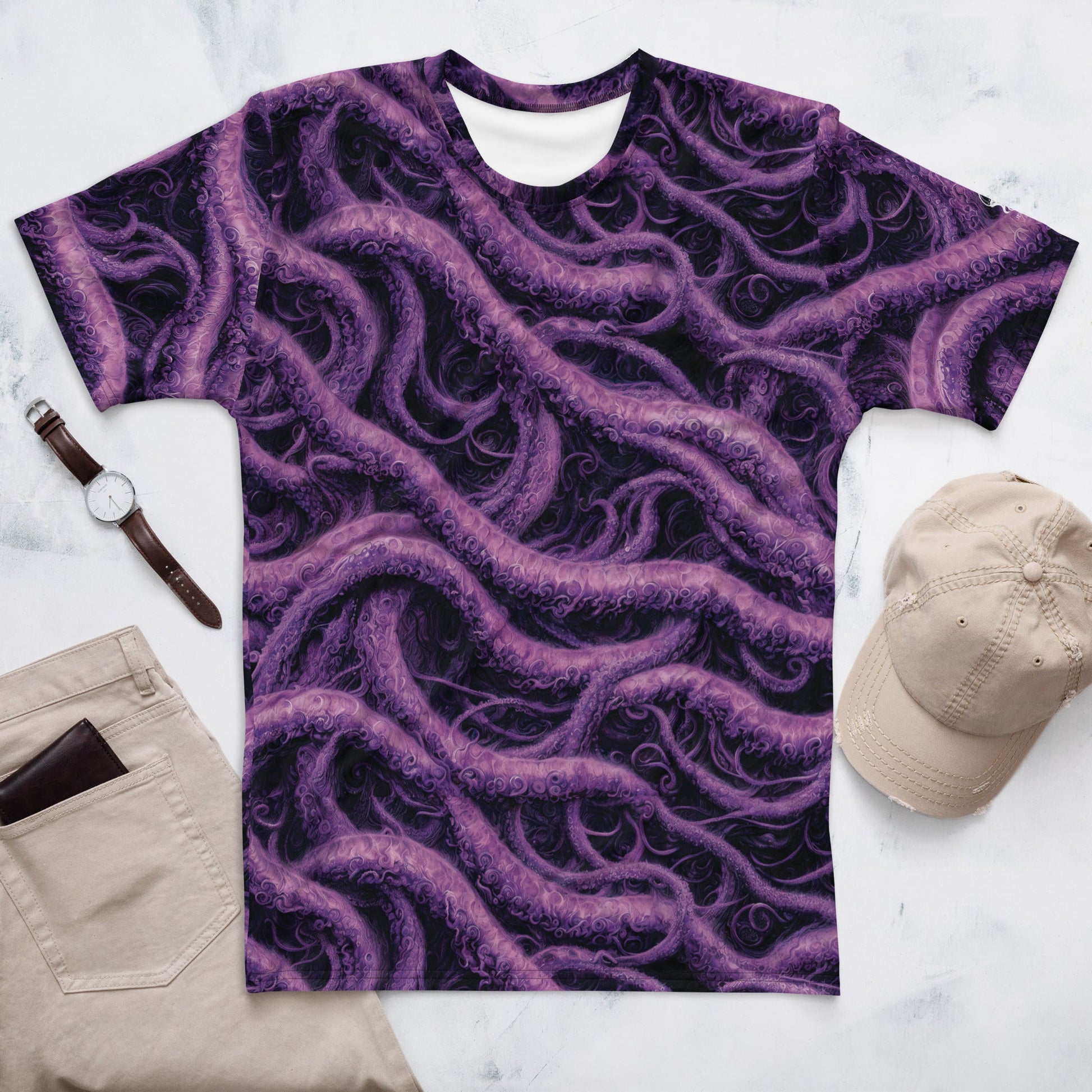 Men's Crewneck T-shirt - Void Reach - by Jelly Kvlt