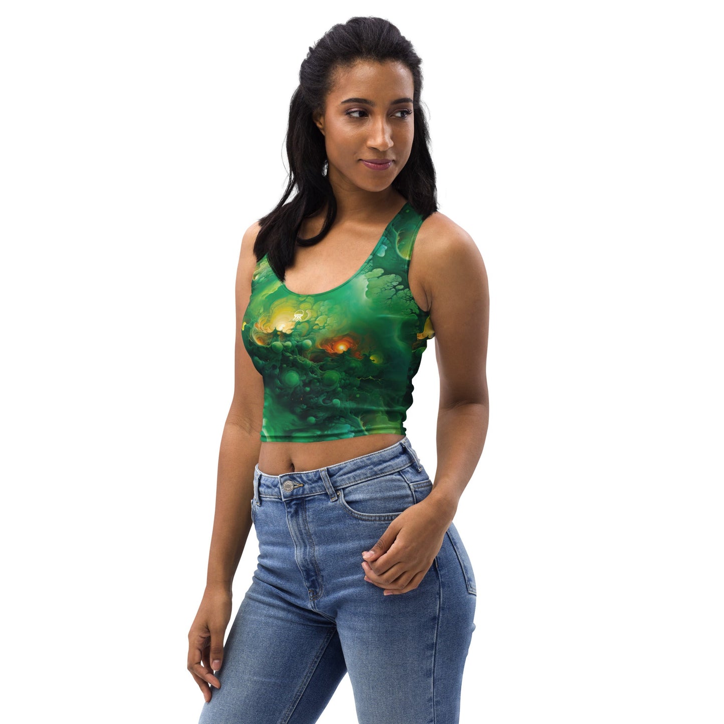 Crop Top - Viridian Shroud Jelly Kvlt