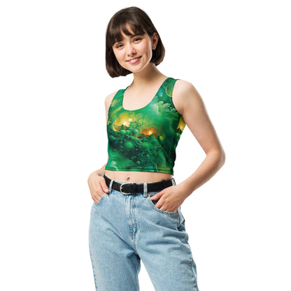 Crop Top - Viridian Shroud Jelly Kvlt
