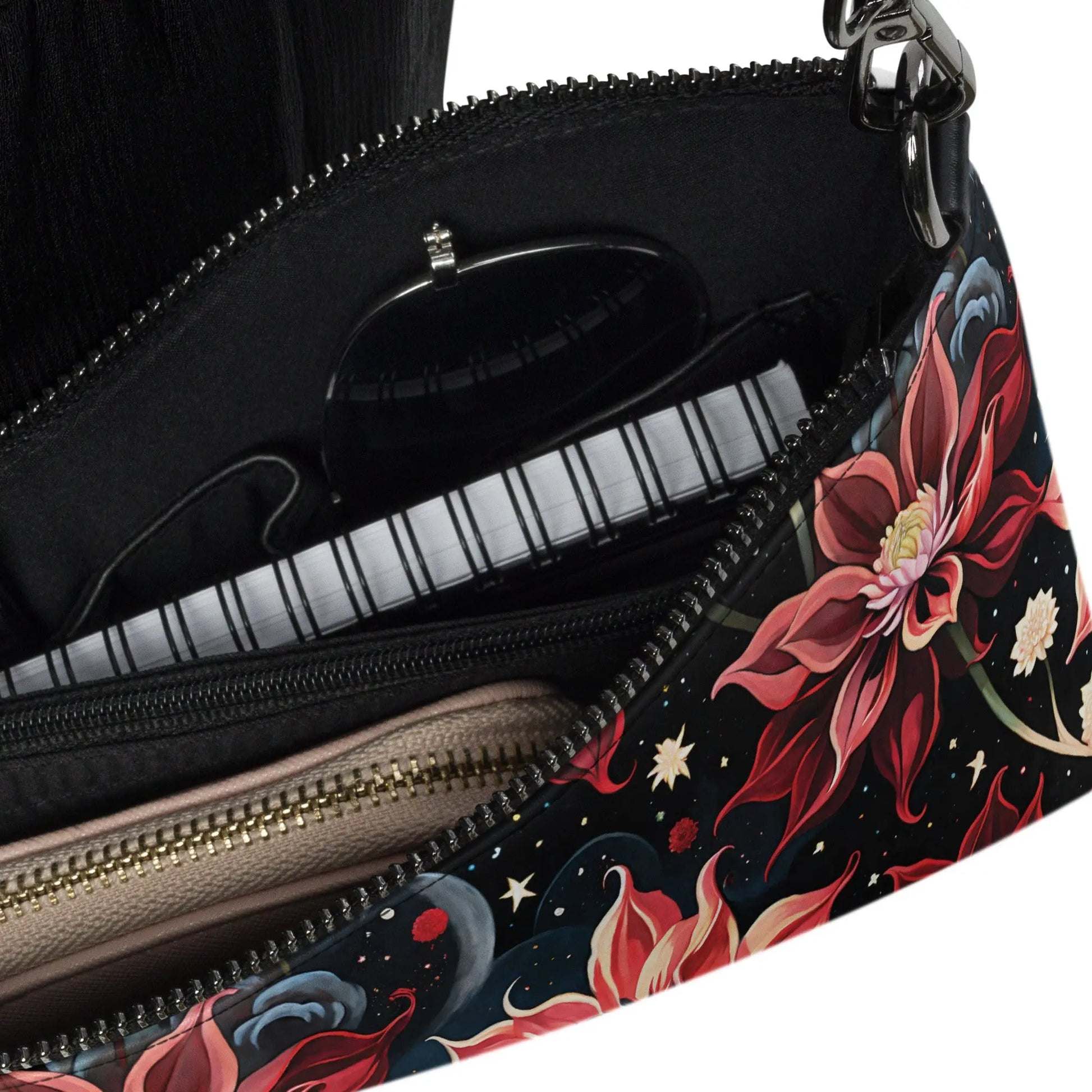 Twilight Dahlia Crossbody Bag