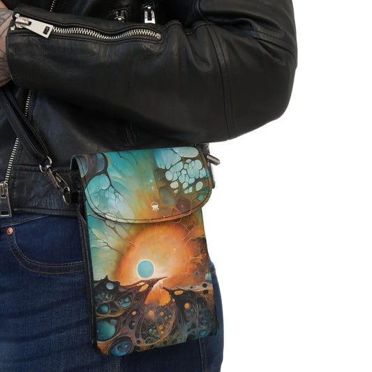 Lightweight Phone Bag - Chthonic Echoes - by Jelly Kvlt