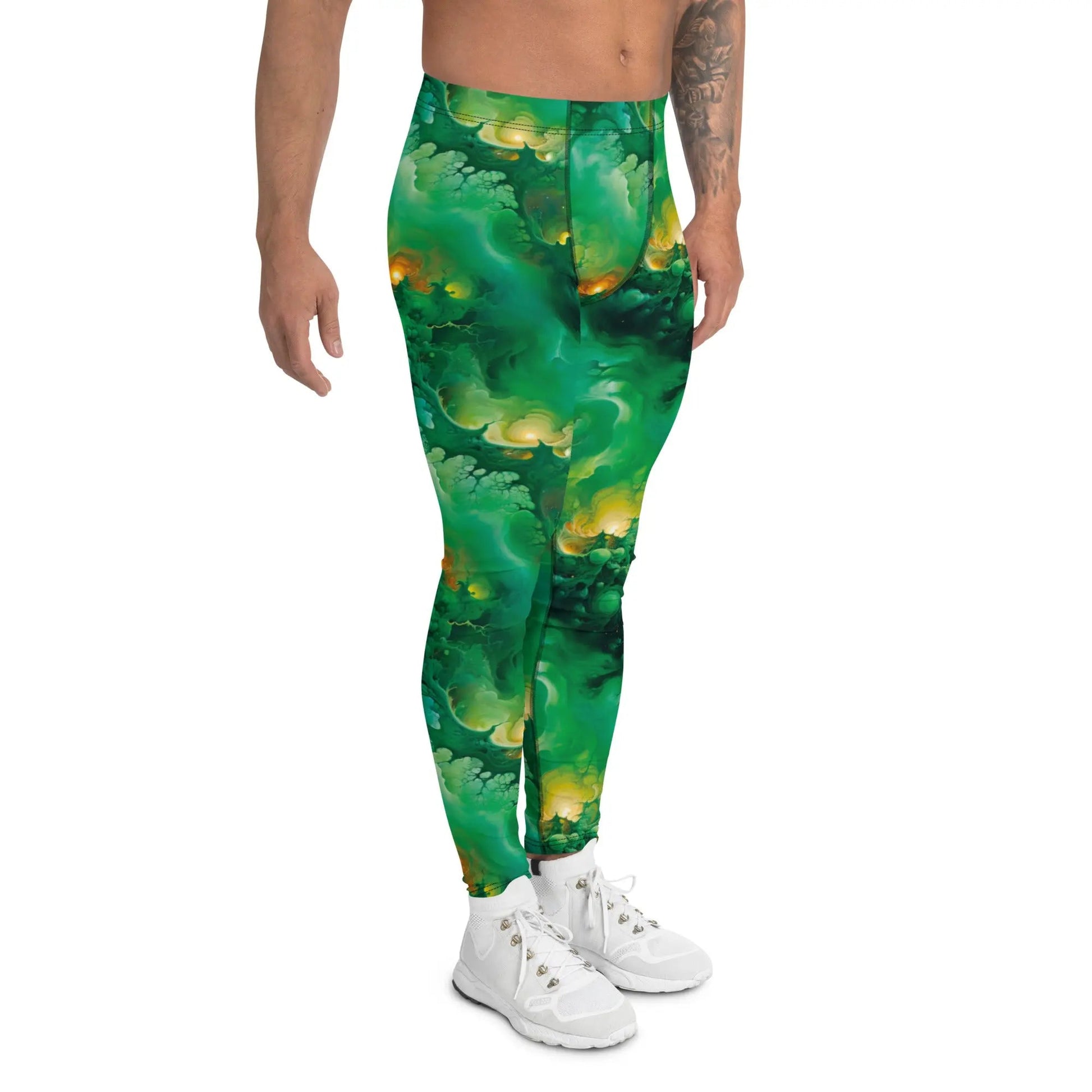 Meggings – Viridian Shroud Men’s Leggings | Jelly Kvlt