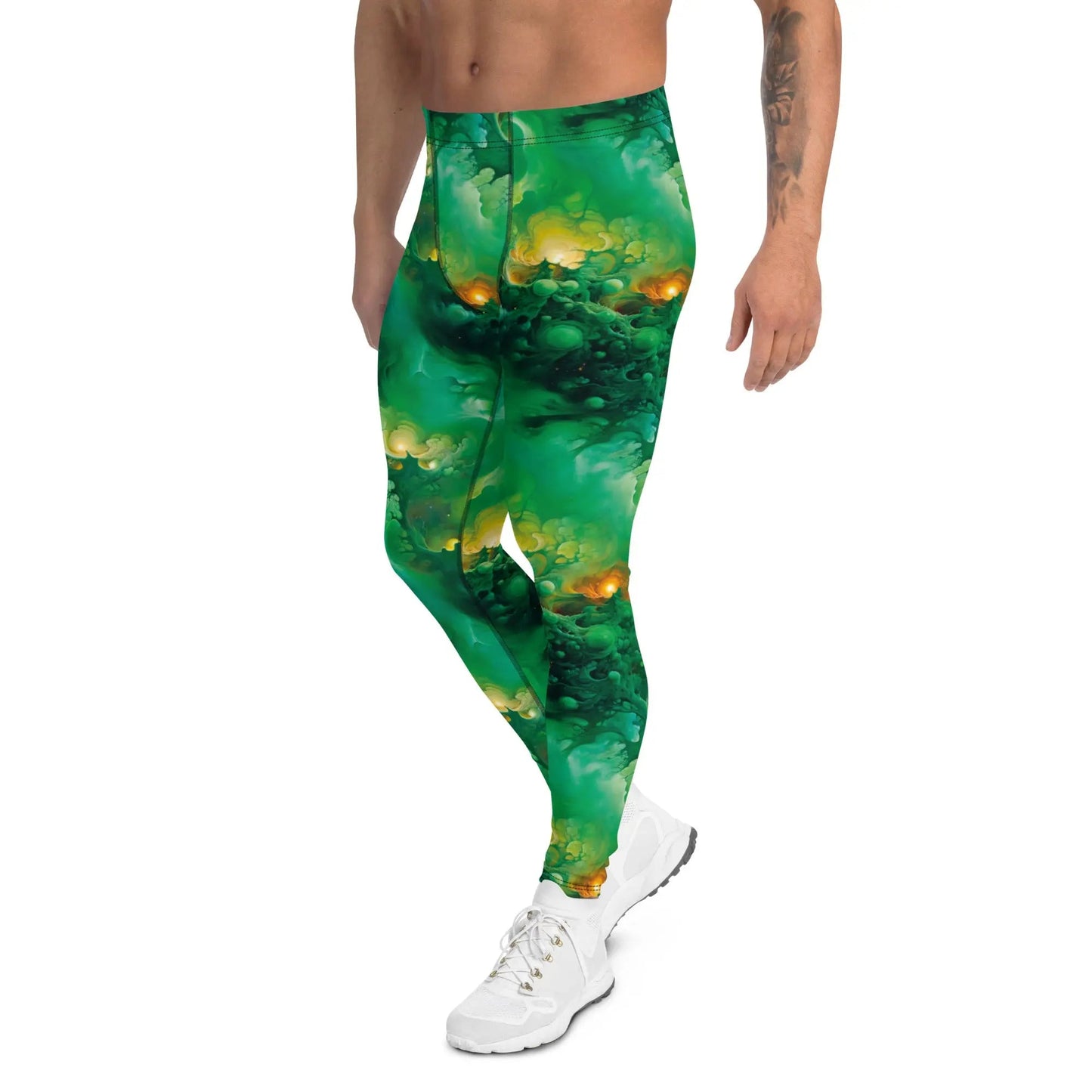 Meggings – Viridian Shroud Men’s Leggings | Jelly Kvlt