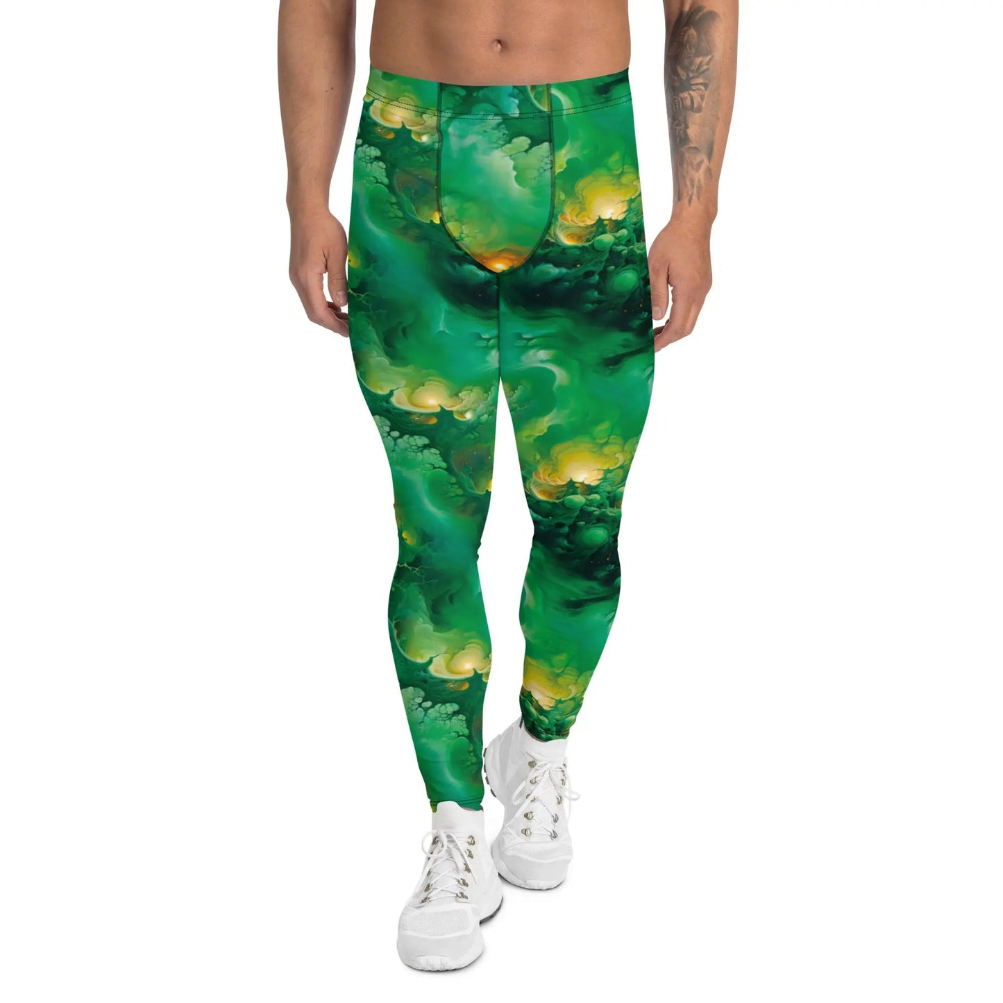 Meggings – Viridian Shroud Men’s Leggings | Jelly Kvlt