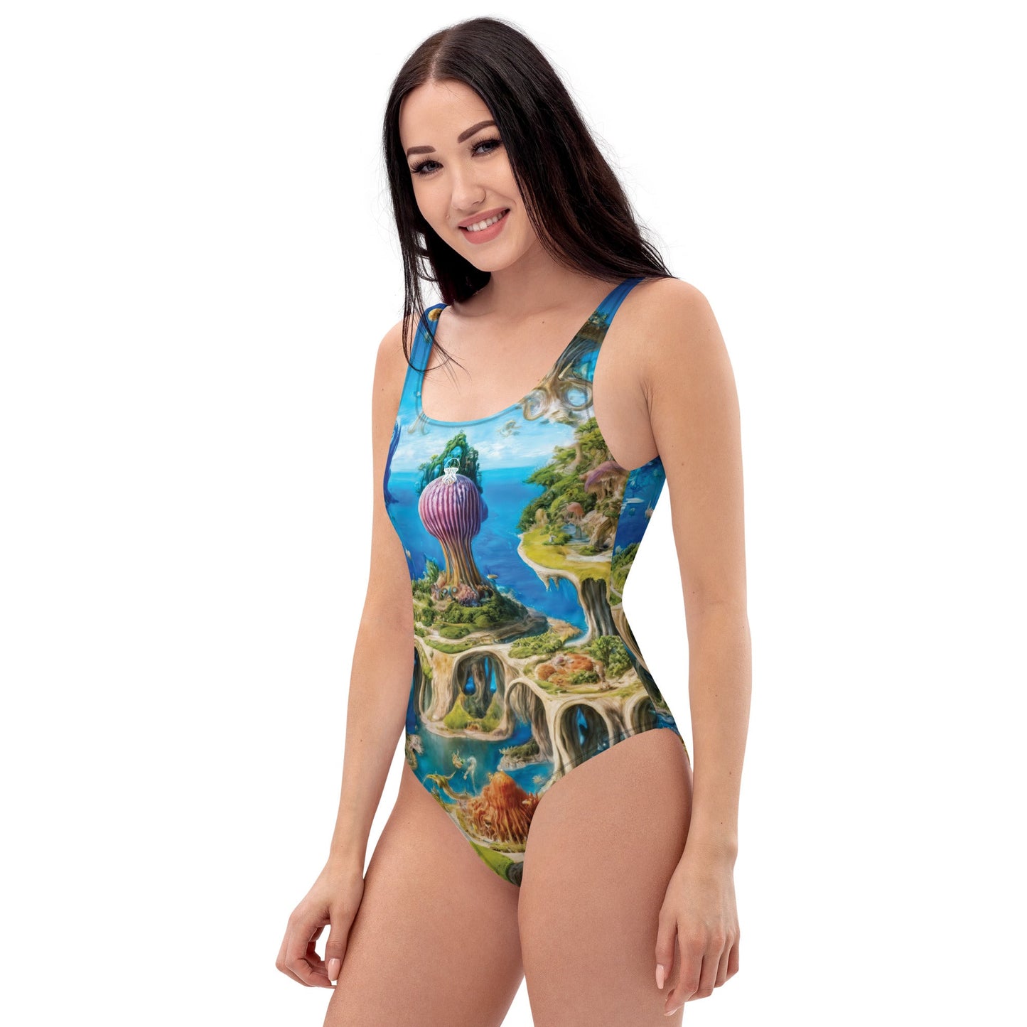 One-Piece Swimsuit - Fantasia Lagoon | Jelly Kvlt