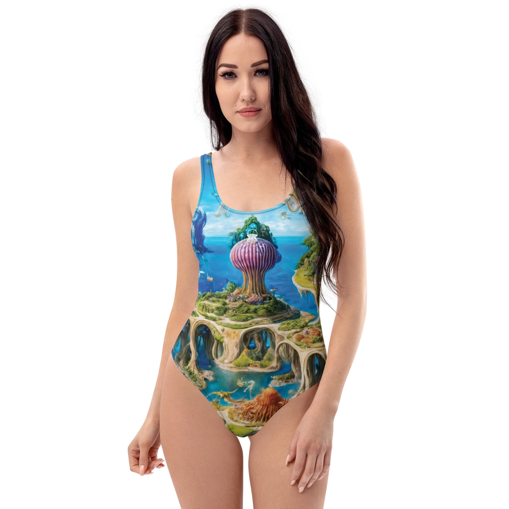 One-Piece Swimsuit - Fantasia Lagoon | Jelly Kvlt
