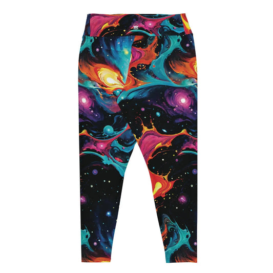Plus Size Leggings - Astral Tempest | Stylish & Comfortable by Jelly Kvlt