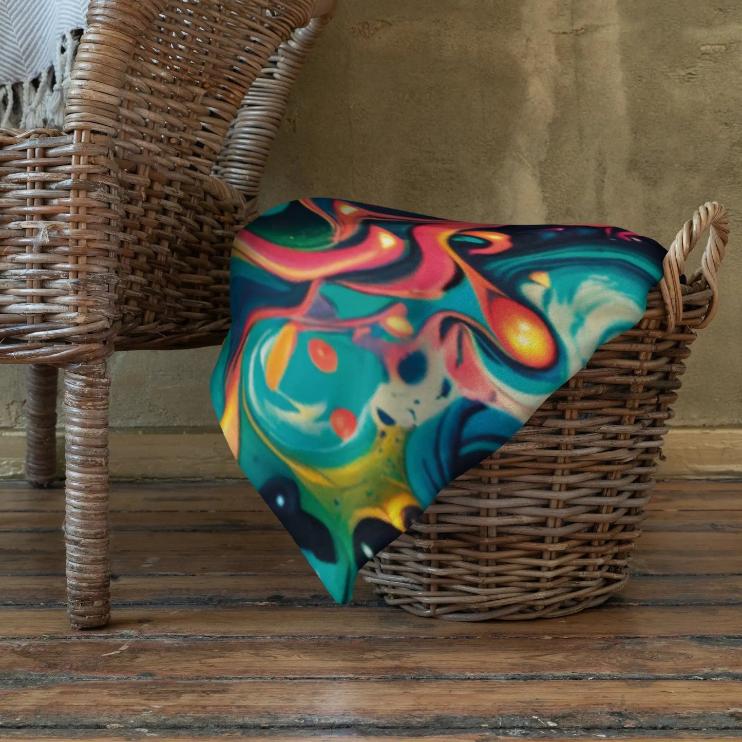 Celestial Splash Soft Fleece Blanket by Jelly Kvlt