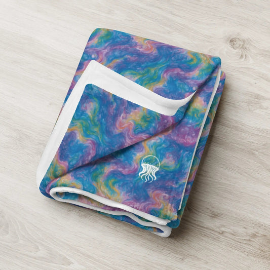 Quantum Drift Soft Fleece Blanket | Jelly Kvlt