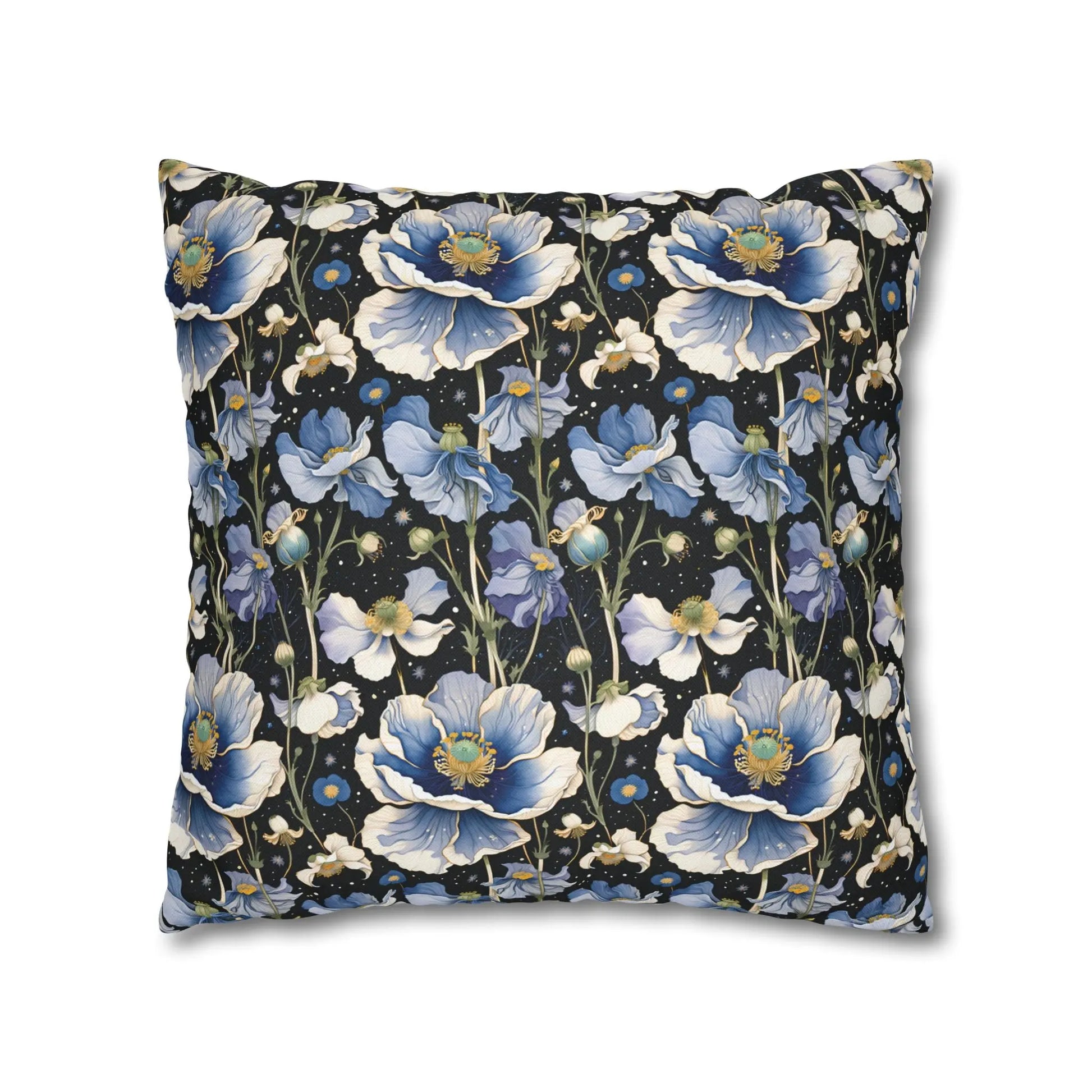 Square Pillow Case Nocturnal Poppy - by Jelly Kvlt