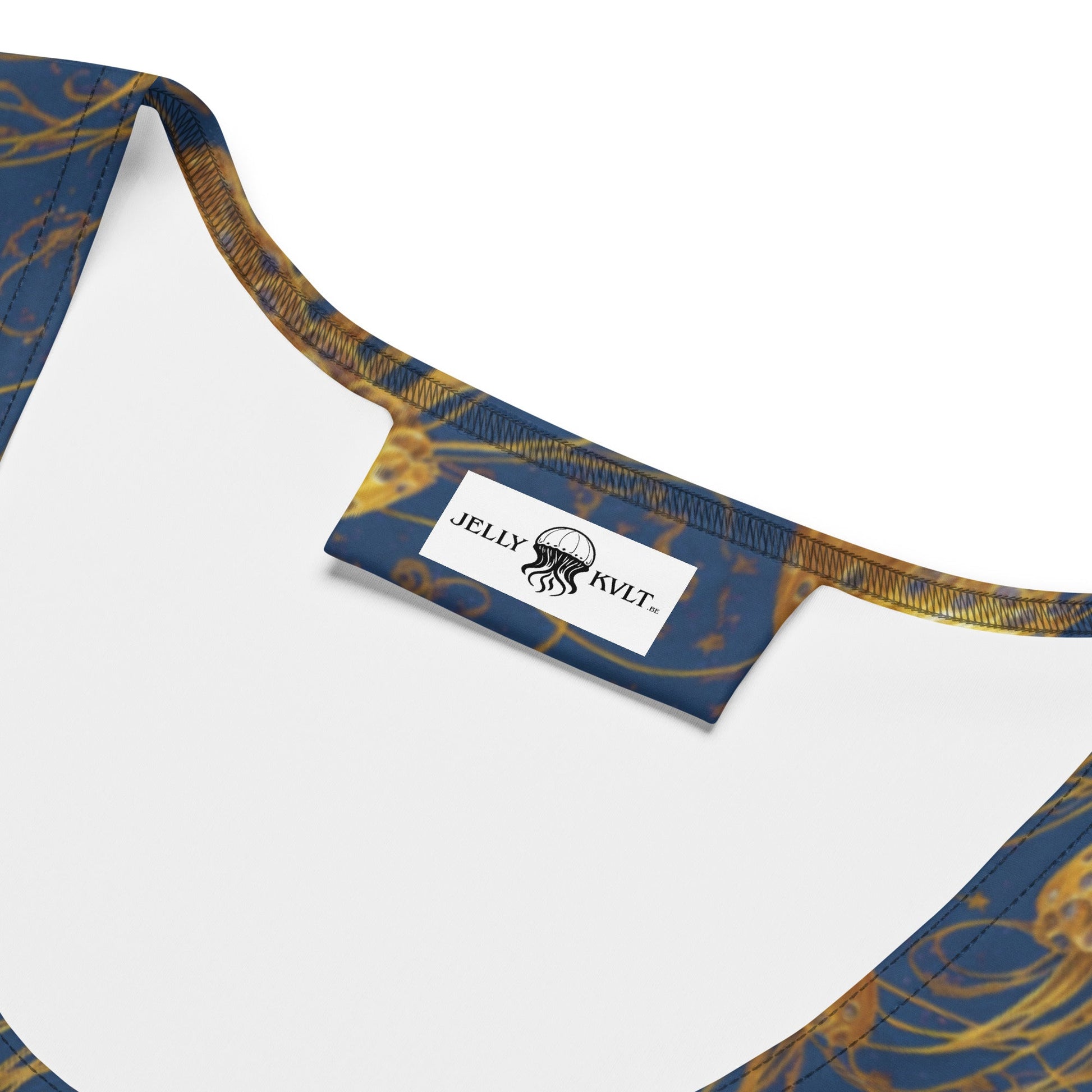 Jelly Kvlt -  Tank Top - Blue And Gold Jellyfishes