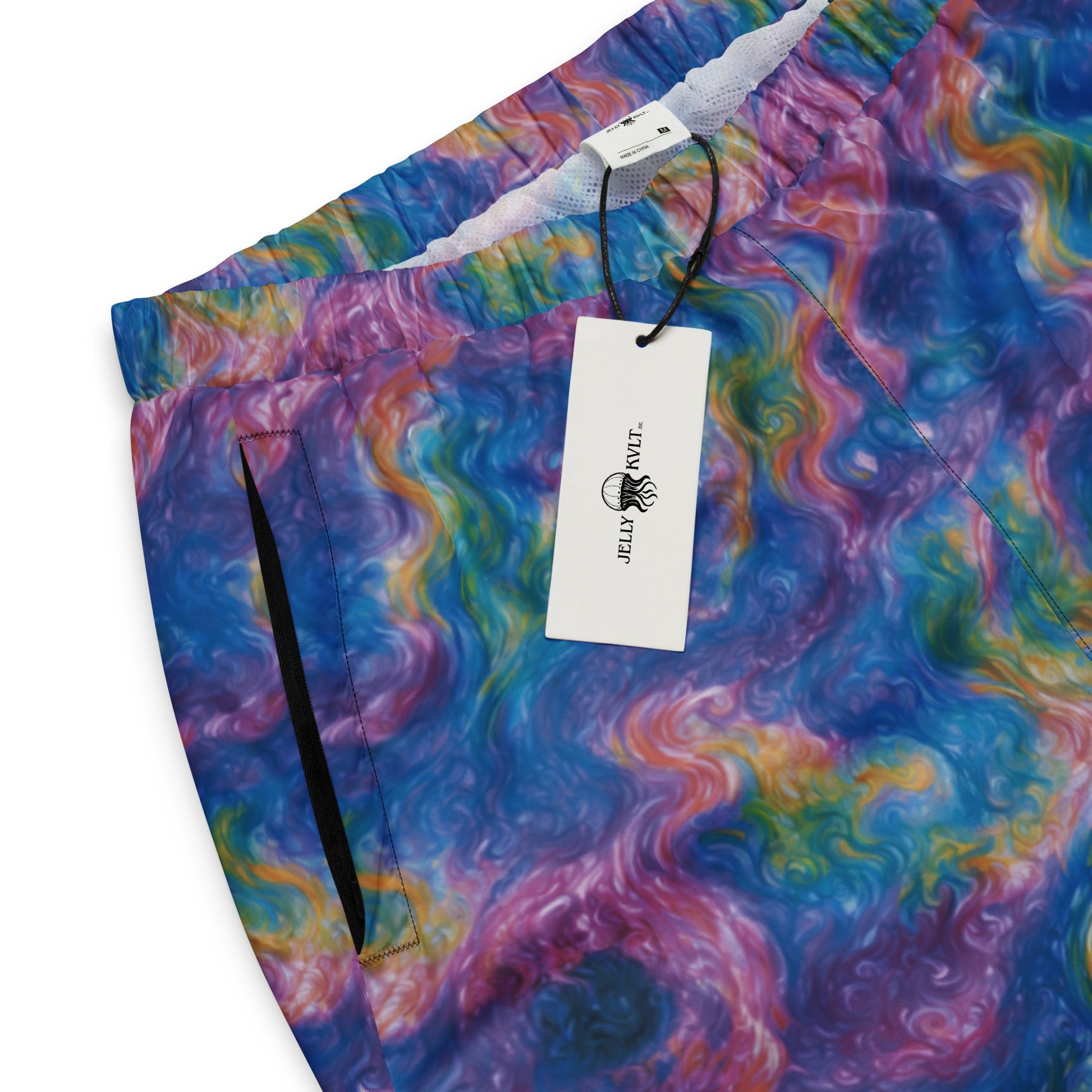 Unisex Track Pants - Quantum Drift | Jelly Kvlt