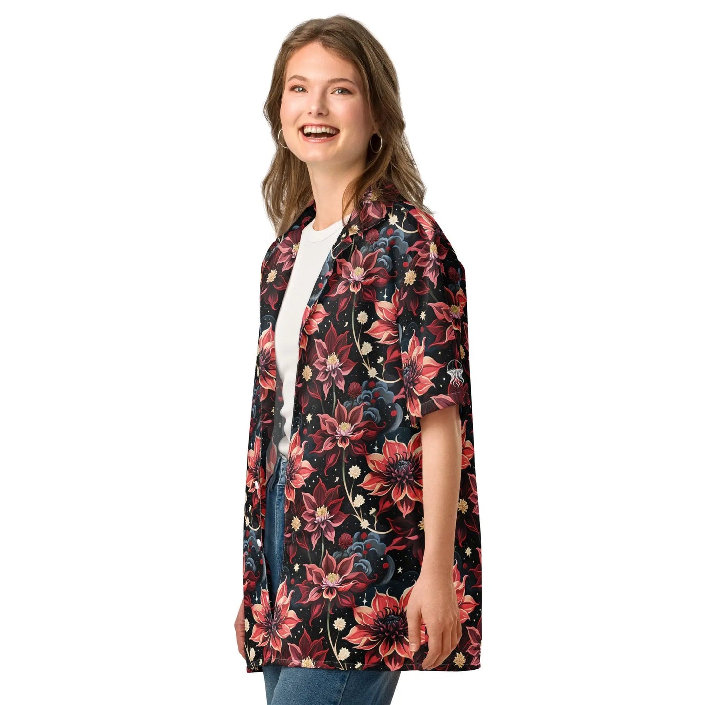 Twilight Dahlia Summer Shirt