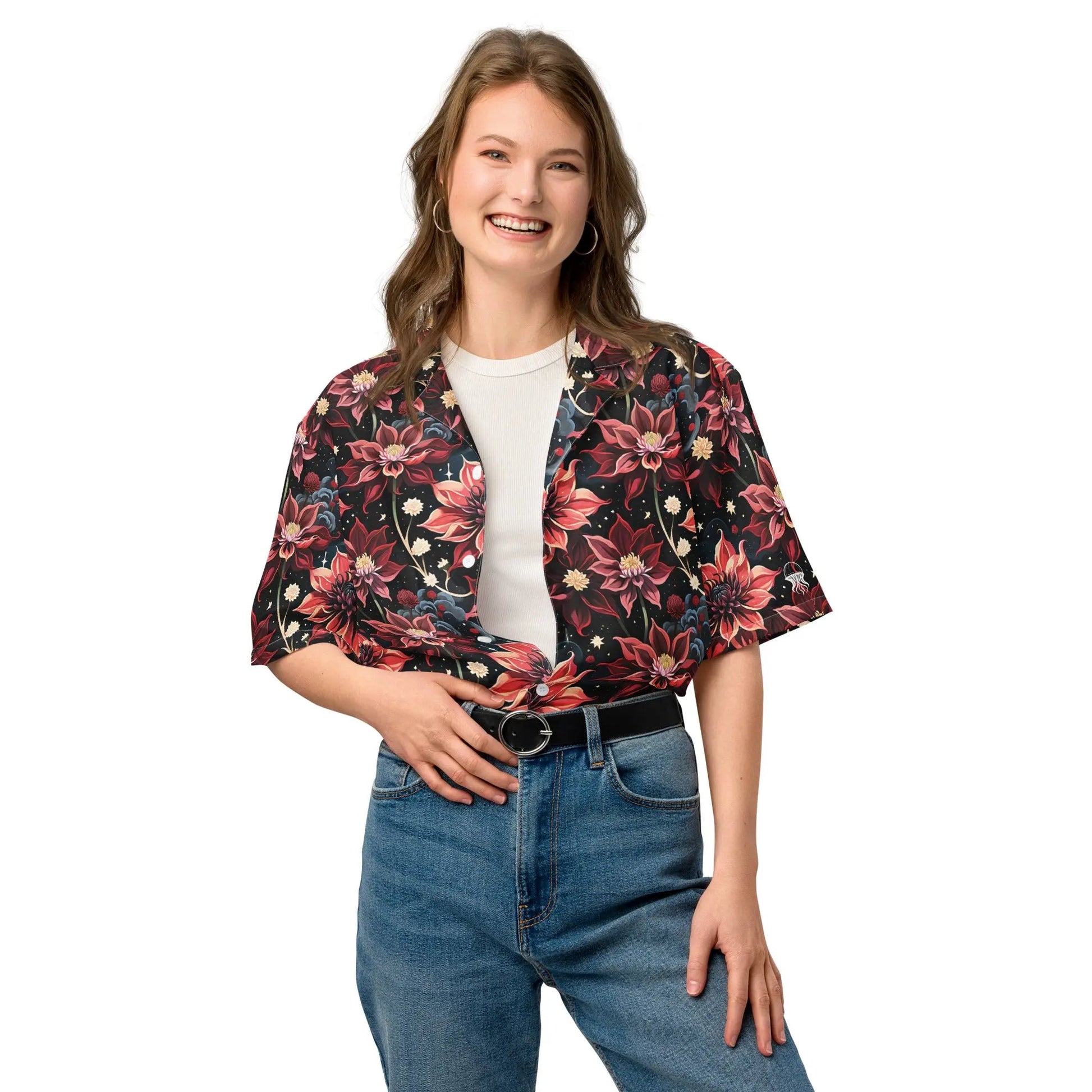 Twilight Dahlia Summer Shirt